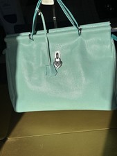 Bleu Ciel Leather Large Bag Italy - #40 