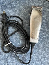 Vintage Andis Master ML Adjustable Blade Hair Clipper With Cord All Silver Works