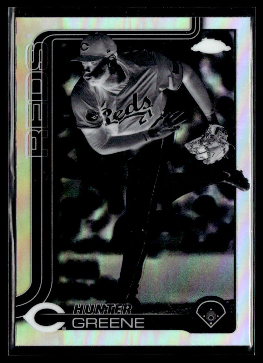 2025 Topps Chrome Negative Hunter Greene #91