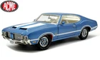 New Acme 1:18 Scale Dr. Olds #6 1971 Oldsmobile 442 W-30 (Nordic Blue) A1805632
