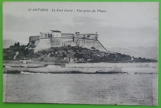 CPA ANTIBES Le Fort Carré Vue prise du Phare.
