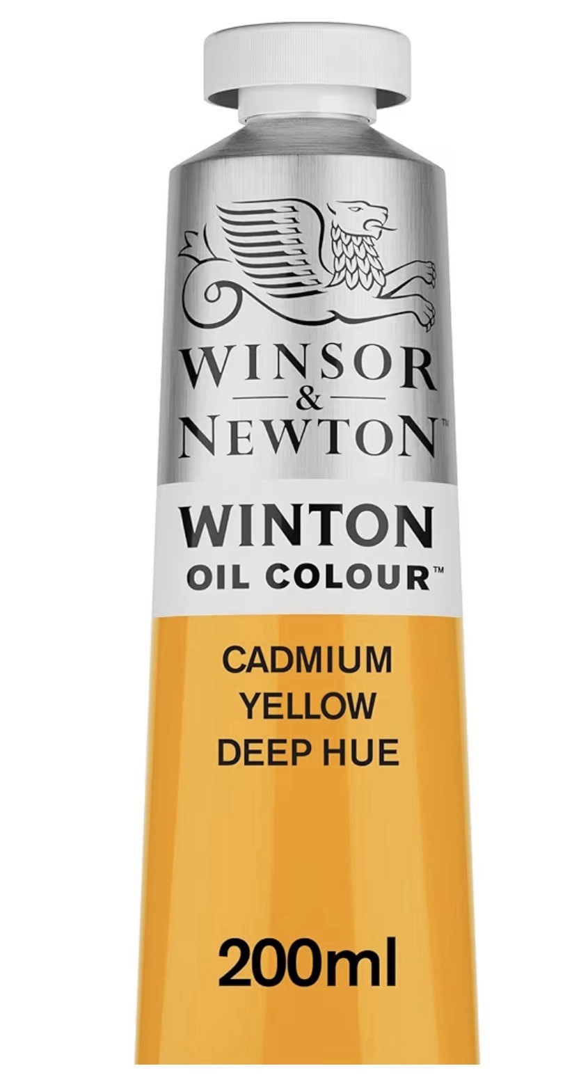 Winsor & Newton Winton Oil Colour Cadmium Yellow Deep Hue (200ml)