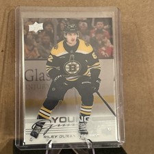 2025-26 UD Series 1 Young Guns Clear Cut Riley Duran RC Rookie 211 Boston Bruins