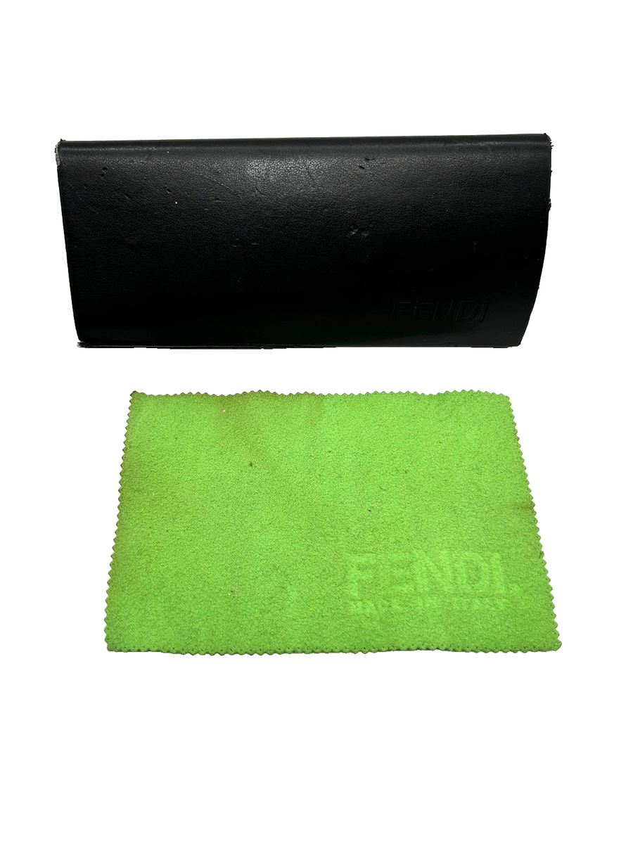 Fendi eyeglass case eyeglasses sunglasses vintage twist logo Vintage Fendi Twist Sunglass Eyeglass Case with Lens Cloth  main image 2