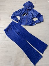 Truth By Republic blue Velour Hoodie  Pant XS