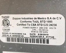 Goodman HKS Series HKSC08XC Electric Heat Kit w/ Circuit Breaker 208-240 V 8 kW