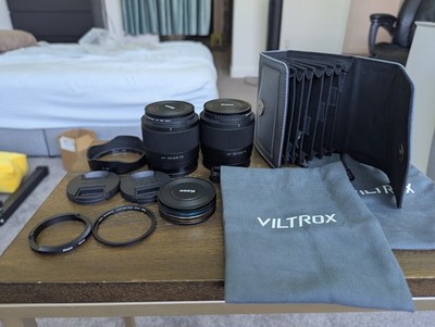 Viltrox Sony E-mount Lens 20mm F.2.8 40mm F2.5 Kase Magnetic Cap UV CPL ND8 ND64