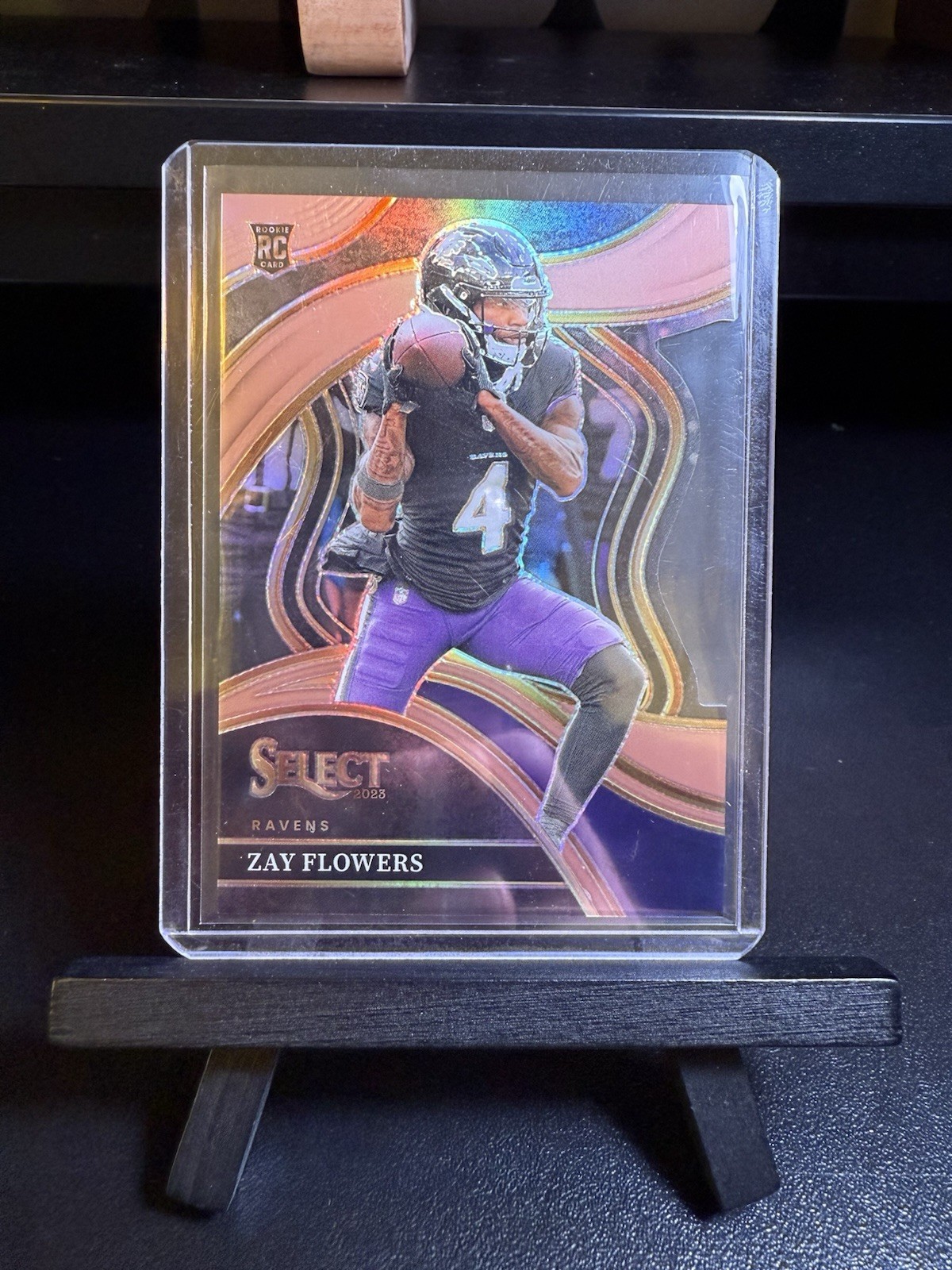 2023 Panini Select Zay Flowers Club Level Copper Die Cut Rookie #201 149/299