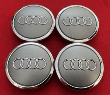 🟢 4x Original Audi Felgendeckel / Nabendeckel / Felgenkappen 69mm 🟢