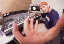 Limp Bizkit And Fred Durst Fred Durst Posed At Mixing Desk Singer Old Photo 1