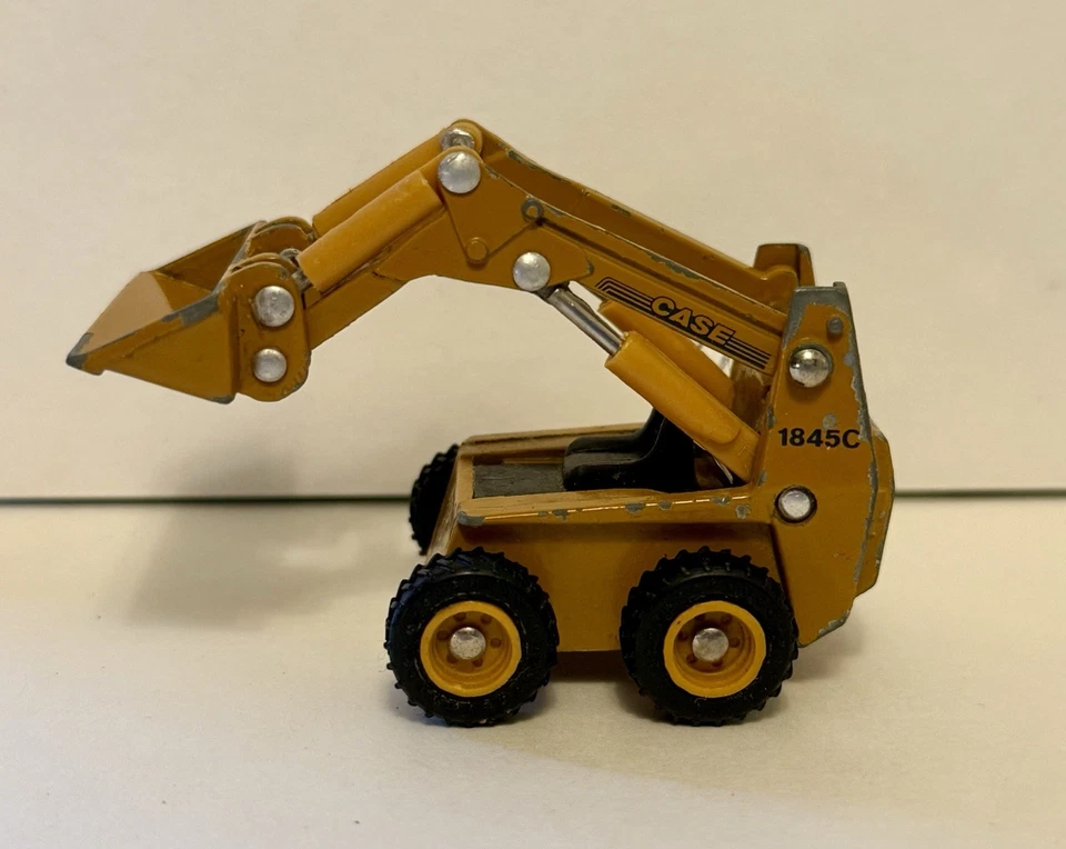 Vintage Ertl CASE 1845C Skid Steer Loader Construction Farm Toy 1:64 No Cage - Image 3 of 4