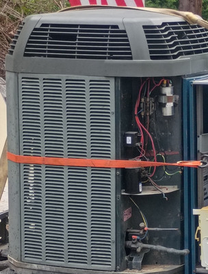 Trane Outdoor Central Air Conditioner Condenser 220V 3-Phase 1 Zone Gray