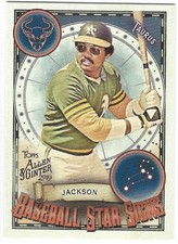 2019 Topps Allen & Ginter REGGIE JACKSON Insert BASEBALL STAR SIGNS Card A'S