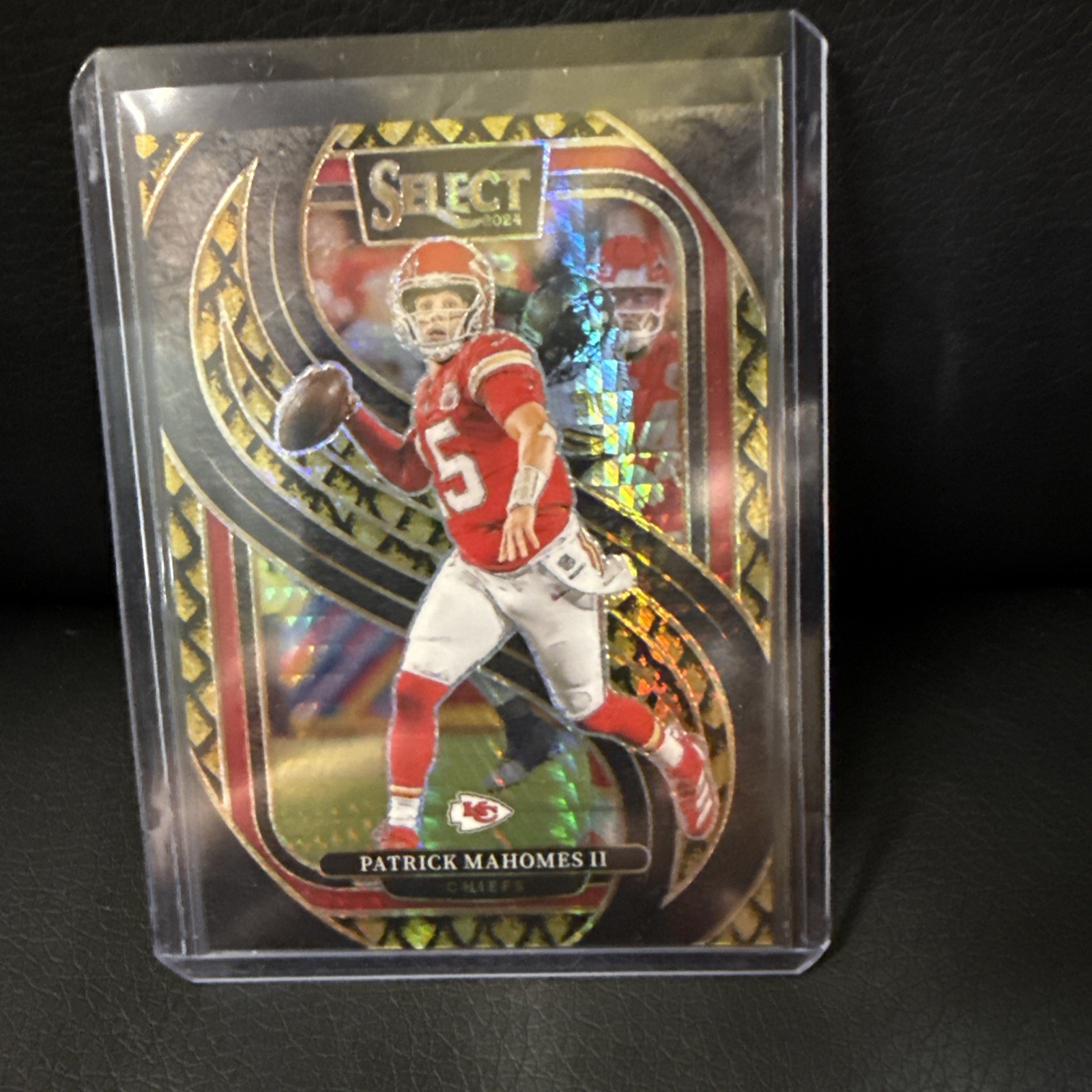 2024  Select - Premier Level Patrick Mahomes #120 Gold Dragon Scale Prizm /10
