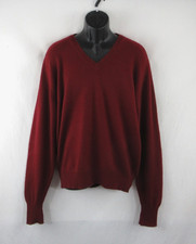 Clan Douglas Nordstrom Men 100 Cashmere V-Neck Pullover Sweater Size L CK667