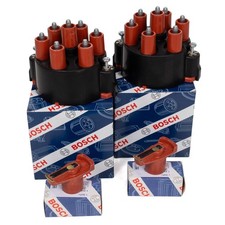 2x BOSCH Verteilerkappe + Verteilerfinger f&uuml;r PORSCHE 964 993 3.6/3.8 Carrera