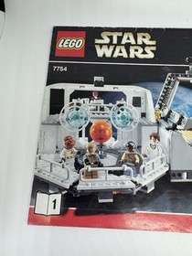 LEGO 7754 STAR WARS Home One Mon Calamari Star Cruiser Booklet MANUAL #1 Only