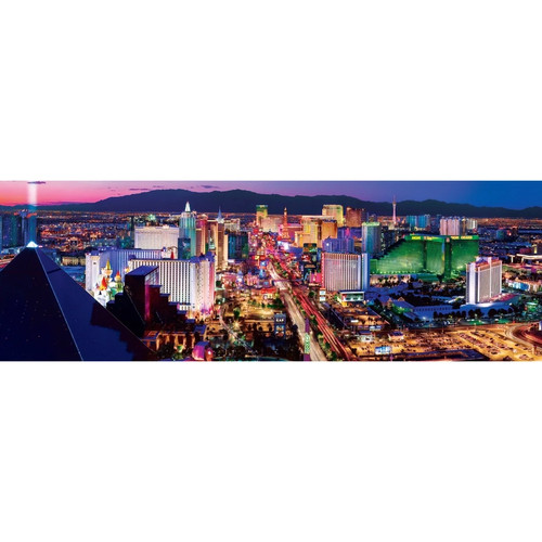 Las Vegas Strip 1000 Piece Panoramic Jigsaw Puzzle MasterPieces New - Picture 2 of 3