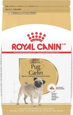 Royal Canin Breed Health Nutrition Pug Adult Dry Dog Food, 10 lb Bag