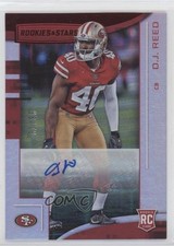 2018 Panini Rookies & Stars Longevity Signatures 31/99 DJ Reed #195 Auto 06rp