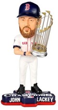 John Lackey Boston Red Sox 2013 WS Champion Trophy Bobblehead NIB 8