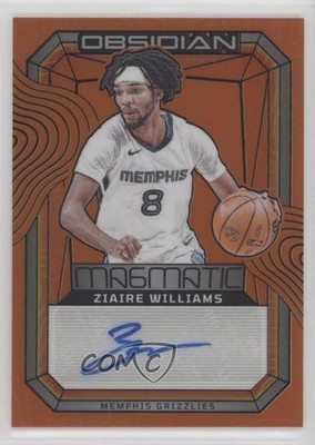 2023 Panini Obsidian Electric Etch Orange Flood 69/75 Ziaire Williams Auto 1g5f