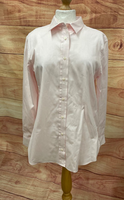 Damen Thomas rosa hellrosa ''Grace Oxford'' Langarmhemd Größe 14. Neu mit Etikett