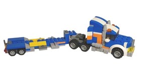 LEGO CREATOR 3 In 1 Transport Truck 5765 With Manuals No Box Missing Pieces 2011