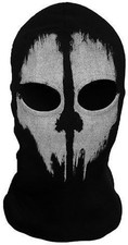 2 Hole Balaclava Ghost Skull Face Mask Bike Motorcycle Helmet Hood Ski Sport Nec