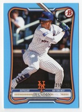 2026 Bowman Juan Soto #97 Sky Blue /499 New York Mets