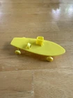 Vintage Barbie Yellow Skateboard Vehicle Taiwan 1143-0400 11in Doll Accessory