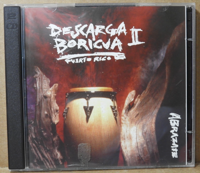 #ad DESCARGA BORICUA II PUERTO RICO quot;Abrazatequot; 1996 RMM SALSA 2 CD EX EX $26.99