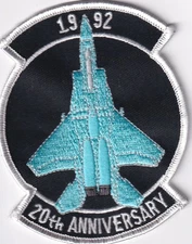 20th Anniversary F-15 Eagle 1992 patch US Air Force USAF