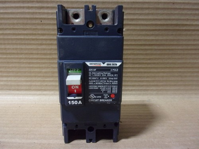 #ad #ad GENERAC GBU GBU202B 2 Pole 150A Amp 240V 22kA Circuit Breaker AK $75.00