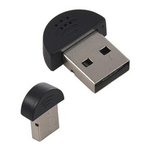 USB Plug Mini Studio Speech Microphone PC Laptop Part MIC Recording Adapter for