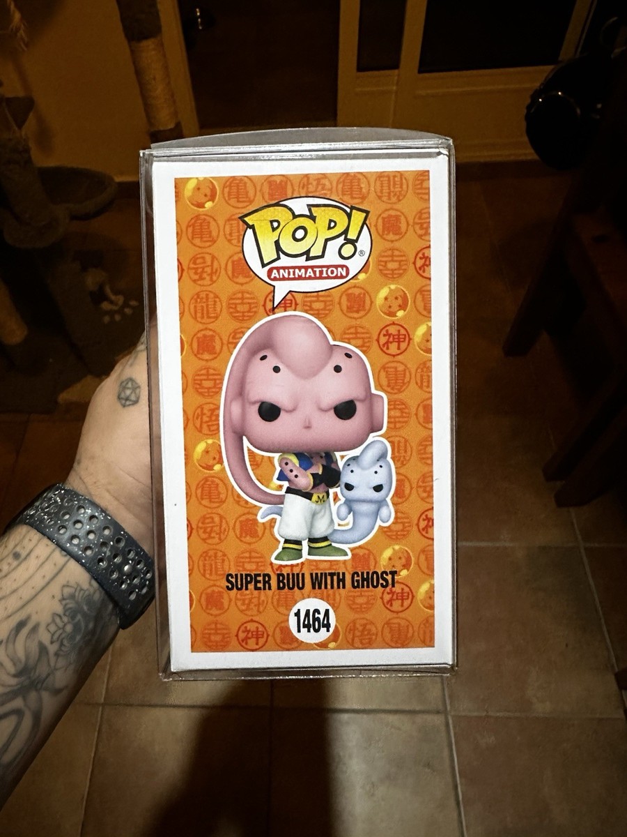 Funko Pop Dragonball Z 1464 Super Buu w/ Ghost CHASE GITD Mint