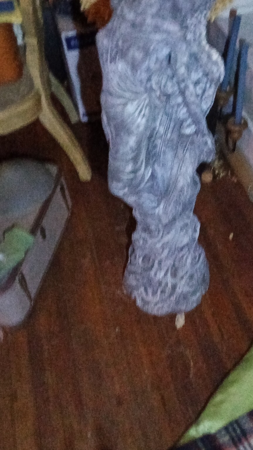 Large Gray Stone Angel Woman Outdoor Garden Statue 36