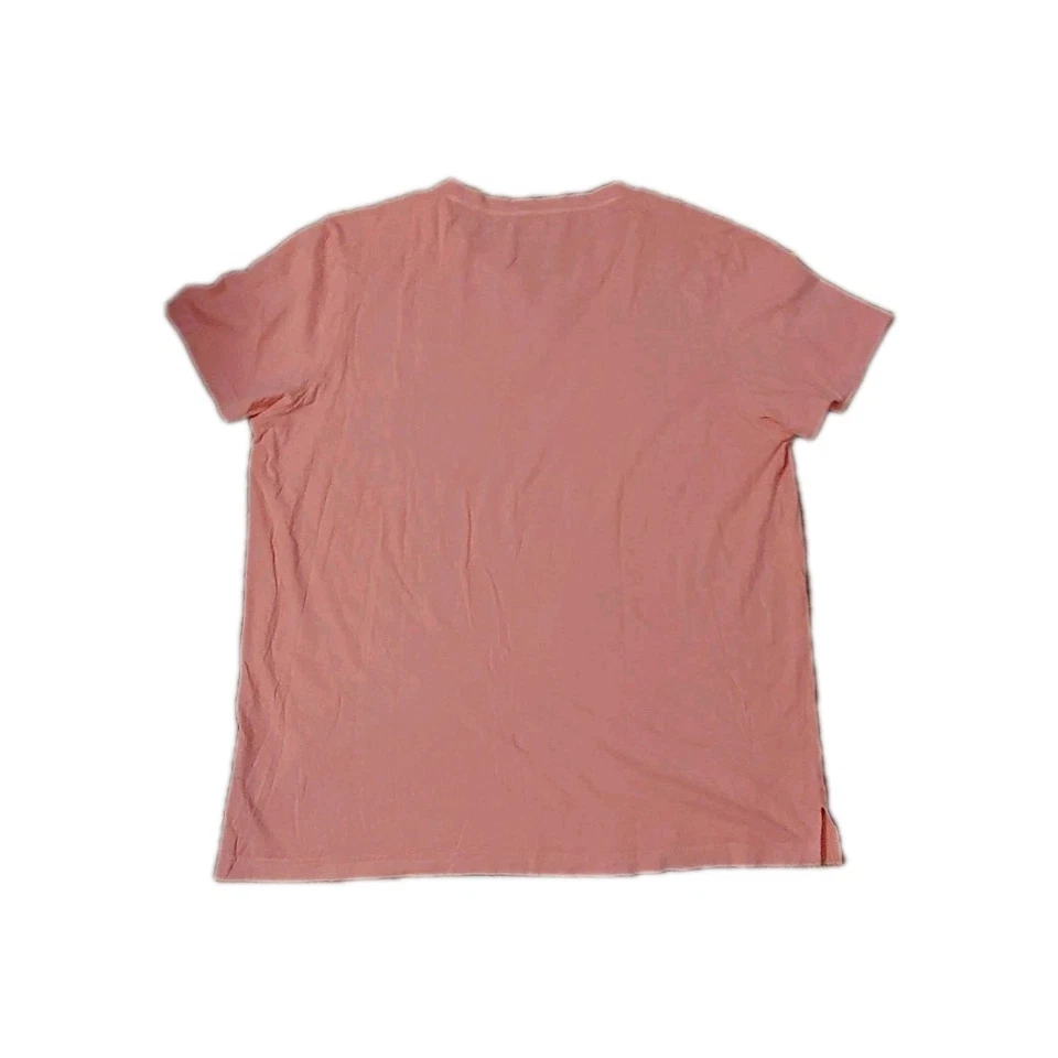 Camiseta VICTORIA'S SECRET ROSA 100% Algodón Grande Manga Corta Talla XXL Coral Foto 2 de 4