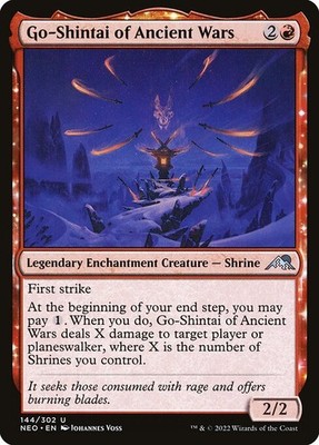 Go-Shintai of Ancient Wars Foil Kamigawa: Neon Dynasty 144 NM MTG