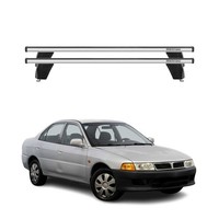 Menabo DachträGer GrundtäGer FüR Mitsubishi Lancer 1995-2000 75Kg Alu Silber 2X
