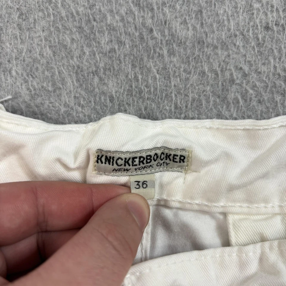 Knickerbocker NYC Hose Herren 36 weiß Plissee Chinohose Heritage Academia - Bild 3 von 4