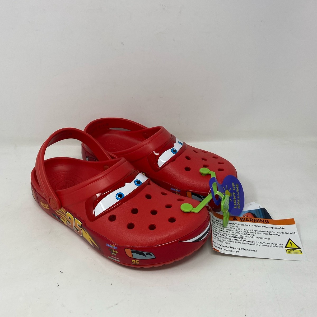 Crocs Lightning McQueen Classic Clog Red M7/W9 205759-610 | eBay display picture 2
