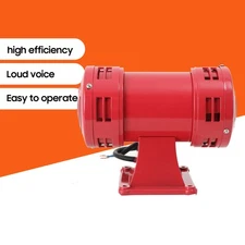 MS-490 400W Industrial Electric Motor Siren 120dB Loud Air Raid Siren Alarm 110V