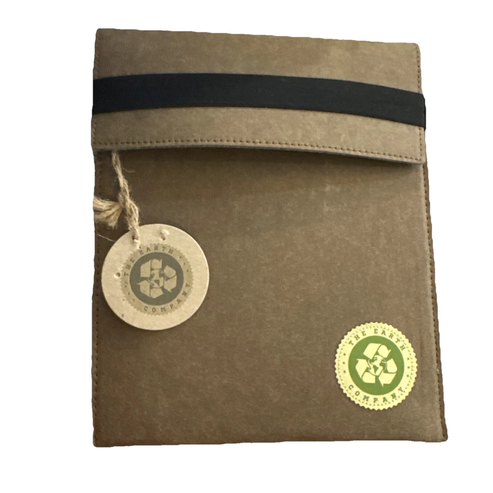 NWT The Earth Company Natural iPad 10in Protective Felt Lined Sleeve For Tablets - Image 2 of 4