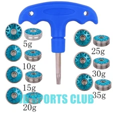 2pcs Blue Golf Weight for Odyssey Stroke Lab, O-Works, Two-Ball Ten Putters