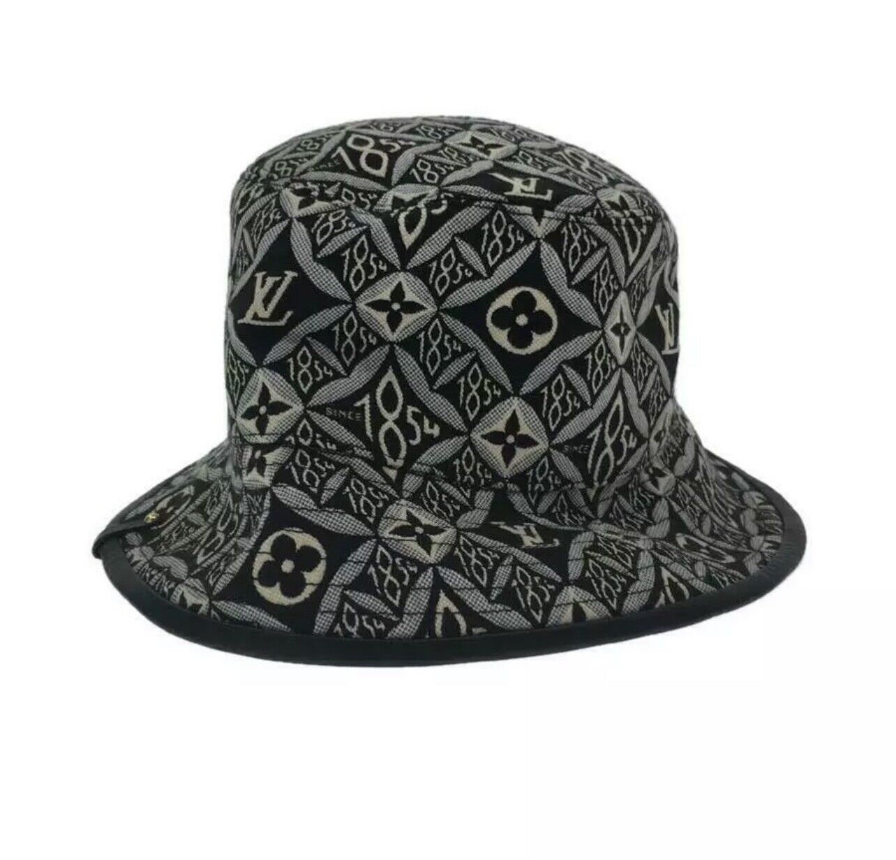 Louis Vuitton Black and White Since 1854 Bucket Hat - Ann's Fabulous  Closeouts