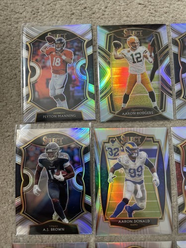 2020 Panini Select Football Silver Lot 14 Cards Rookies Inserts Manning Rodgers - Picture 2 of 5