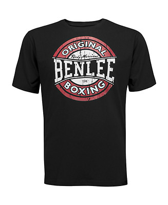 Benlee Rocky Marciano Original Boxing Black T-Shirt Vintage Target Logo S-XXL