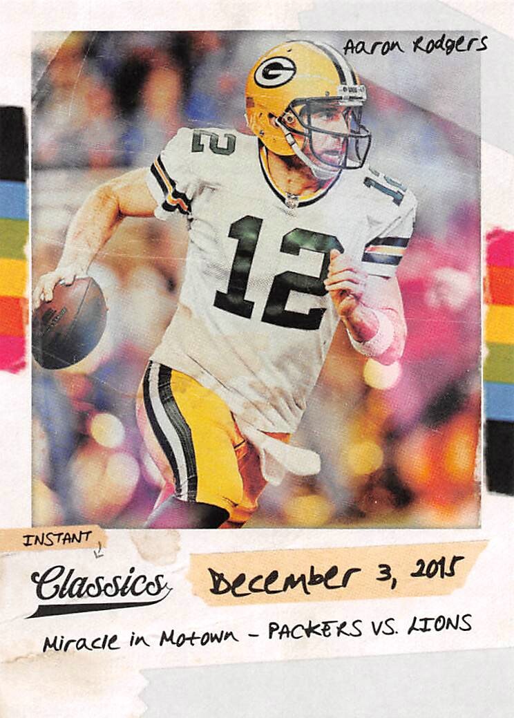 2018 Classics Instant Classics #2 Aaron Rodgers Packers