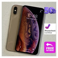 Apple iPhone XS 256GB|64GB Fully Unlocked At&t Verizon LTE Gold / Silver / Gray
